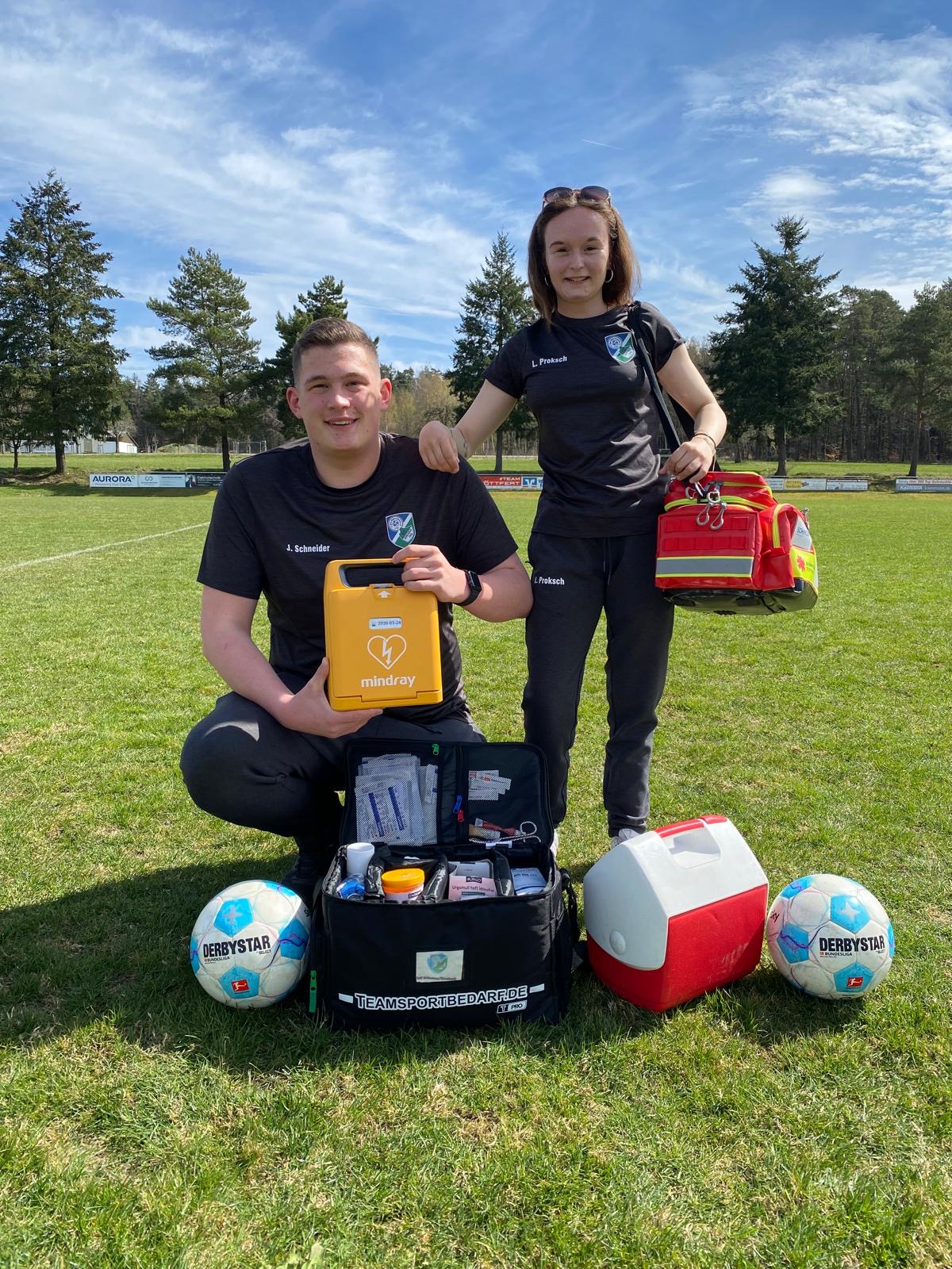 Wertvolle Unterstützung an der Seitenlinie ⛑️